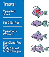 Vista 3 de API MELAFIX - Remedio para infecciones bacterianas de peces de agua dulce, botella de 16 onzas