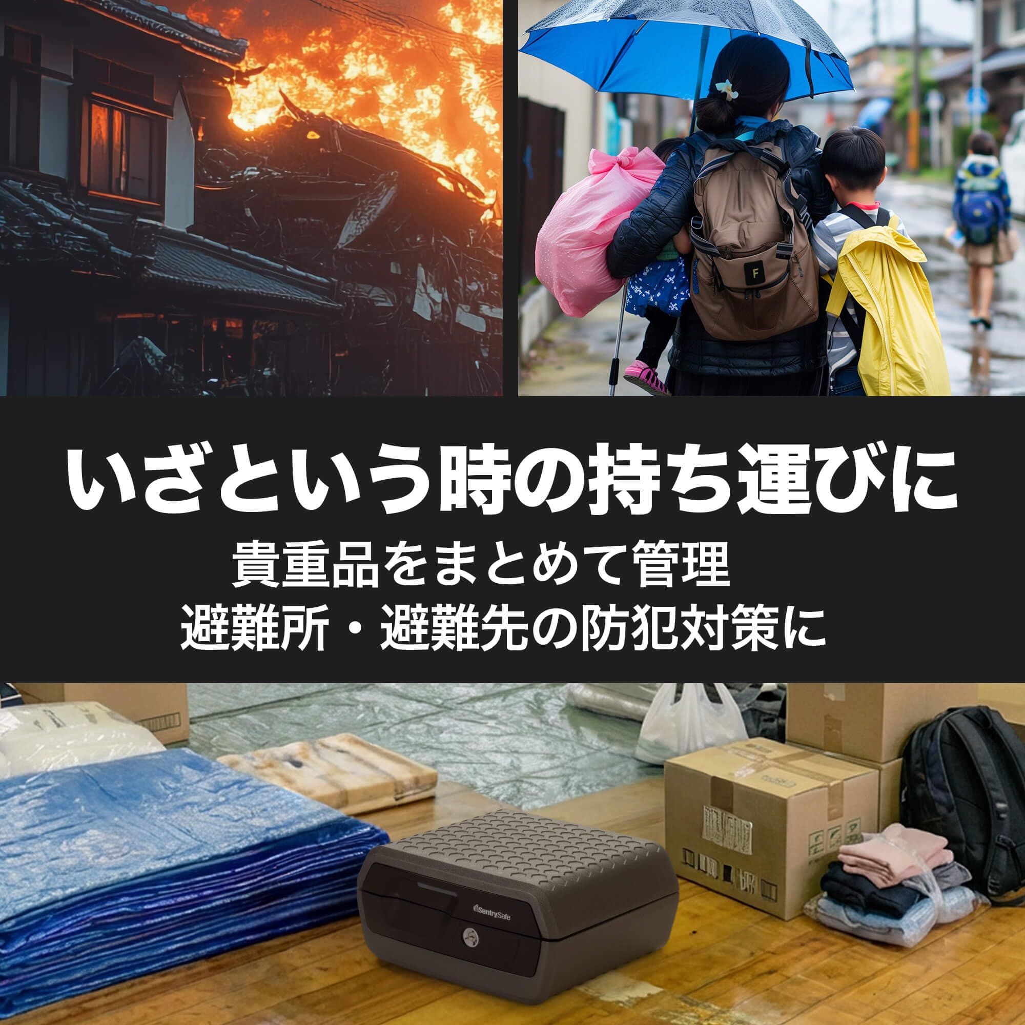 Amazon.co.jp: SENTRY(セントリー): ポータブル耐火金庫