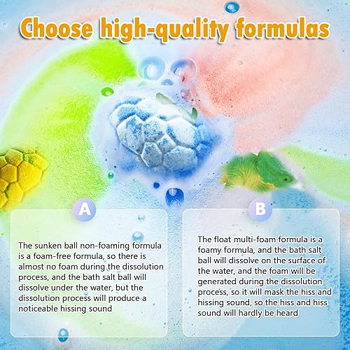 Miniatura 4 de Bombas de baño para niños con sorpresa en el interior, paquete de 6 bombas de baño para niños, juego de regalo de bombas de baño suaves y amigables