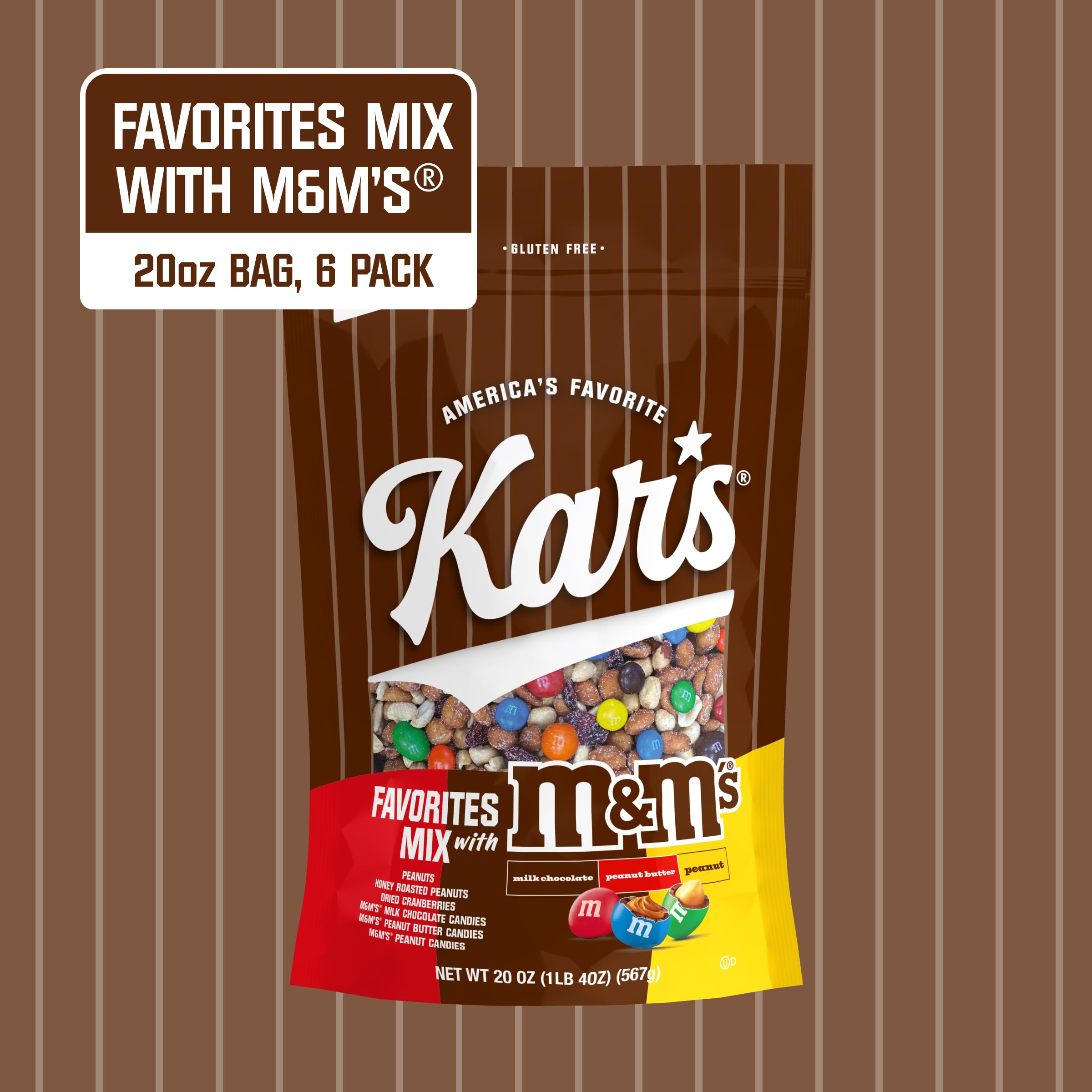 Amazon.com: Kar's Nuts Favorites Mix with M&M'S Candies Trail Mix