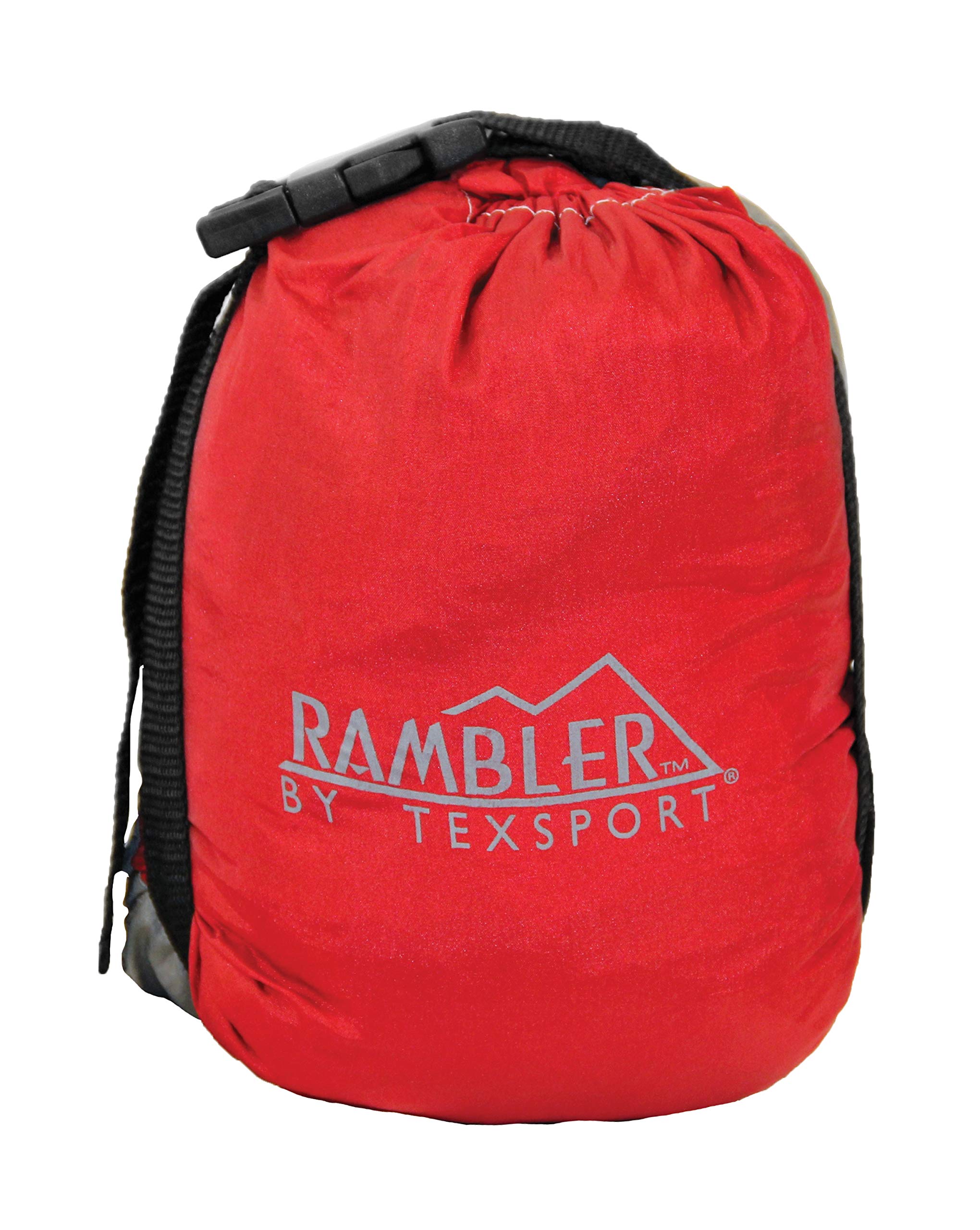 Texsport Rambler Double Hammock, Chili Pepper/Gray (14276)