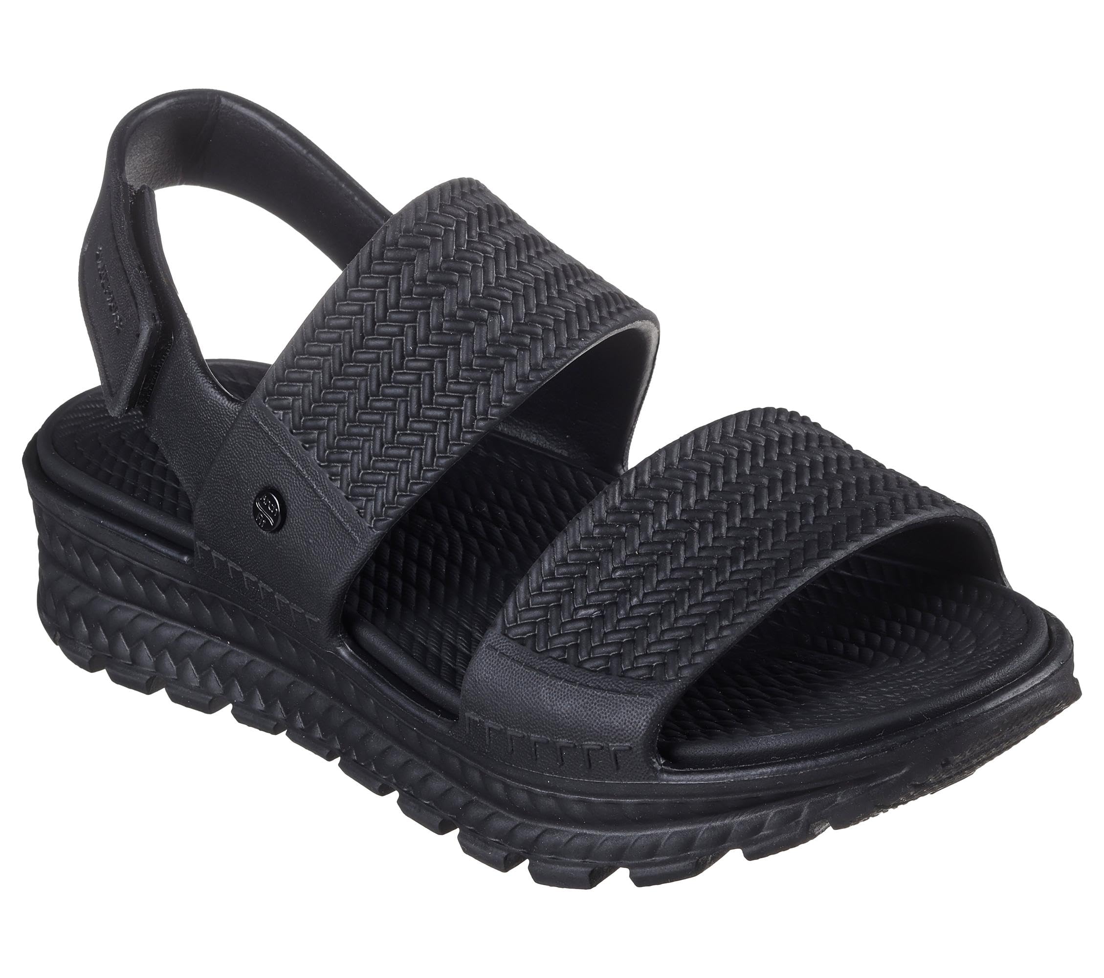 Skechers Women's Foamies Arch Fit Footsteps Sunny Days Sandals For Women, Black, 2 UK