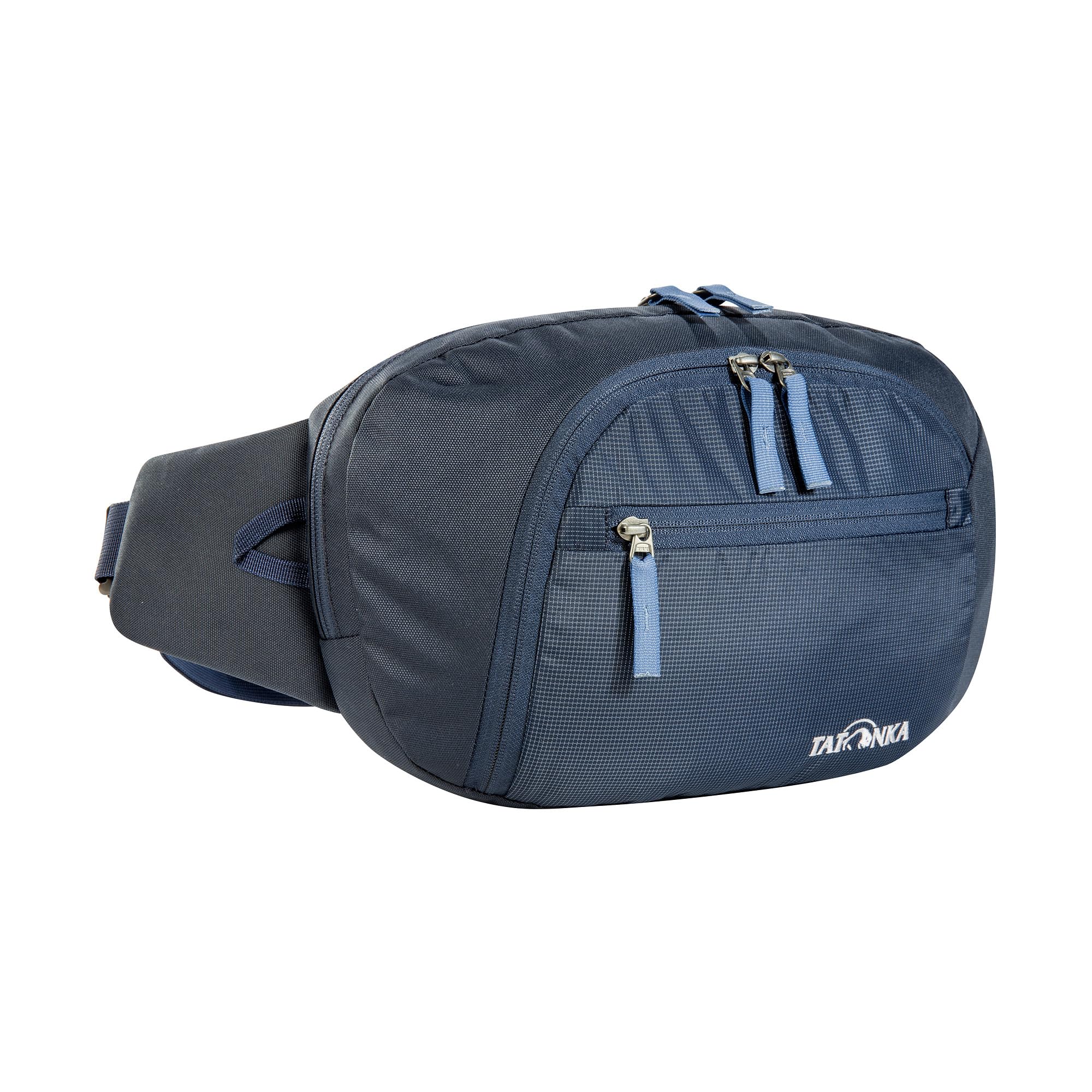 Tatonka Bum Bag Hip Sling Pack 5 - Stylish Waist Bag with Three Zip Compartments Including Organiser - Can Also be Worn as a Crossbody Bag or Sling Pack, Navy, 5 litres, Stylish Bum Bag/Crossbody