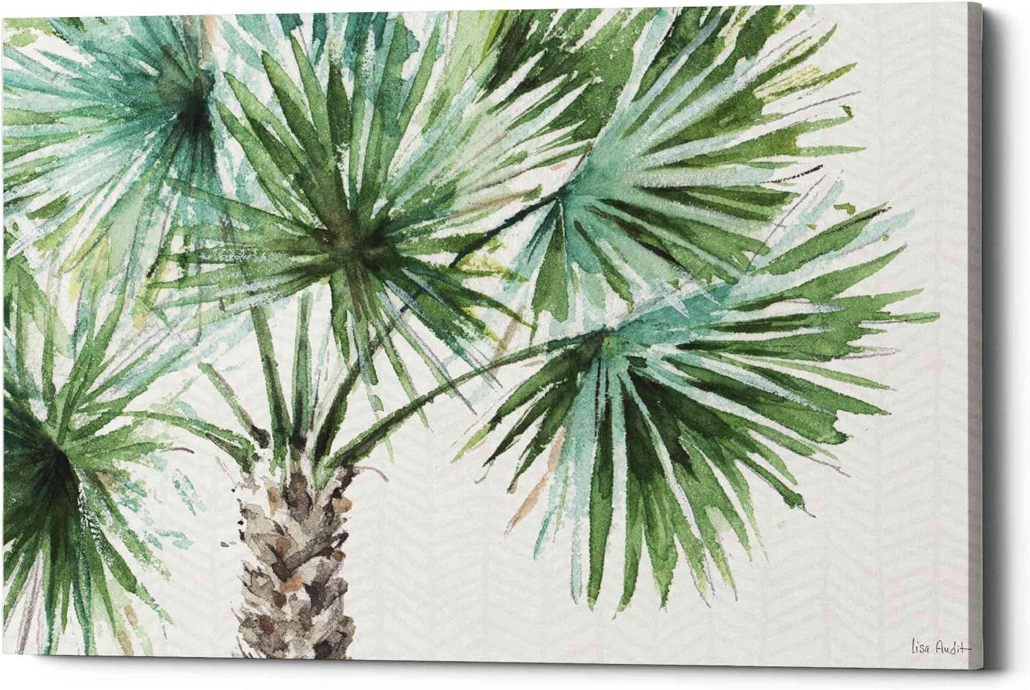 Epic Graffiti 'Mixed Greens I' by Lisa Audit, Canvas Wall Art, 18"x12"