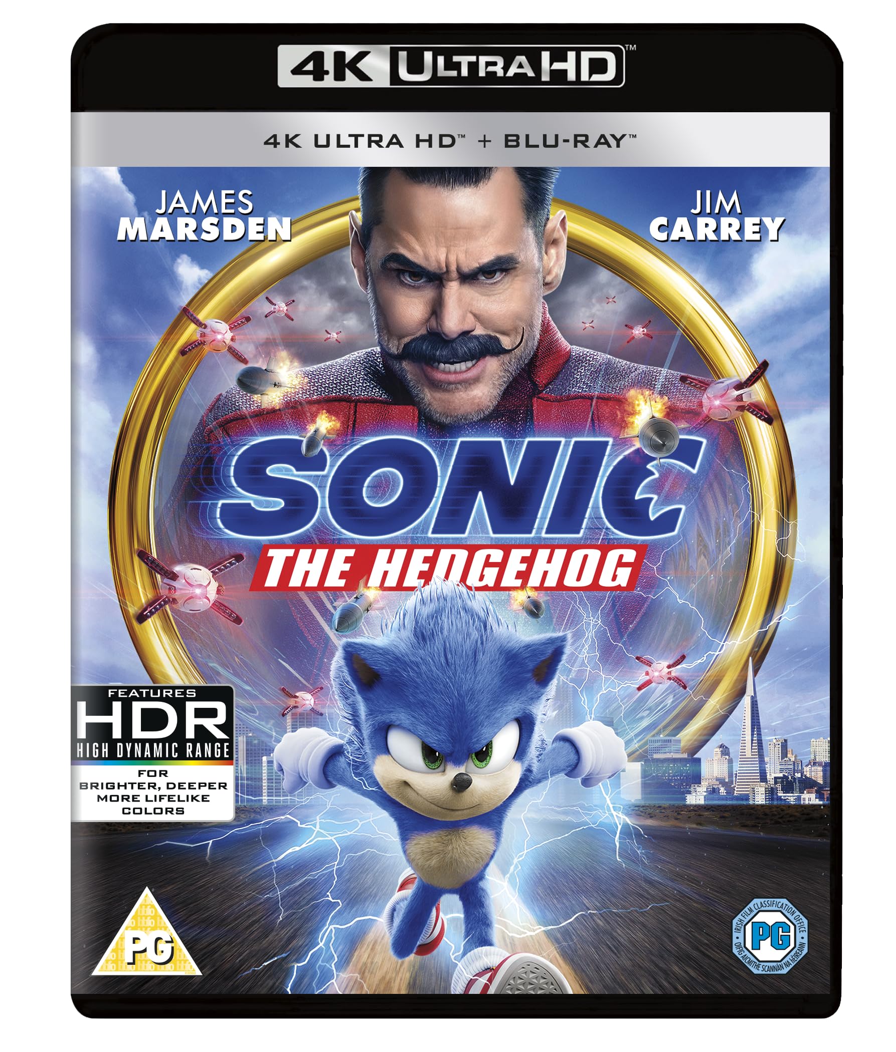 Sonic The Hedgehog - 4k Ultra HD (Includes 2D Blu-ray)