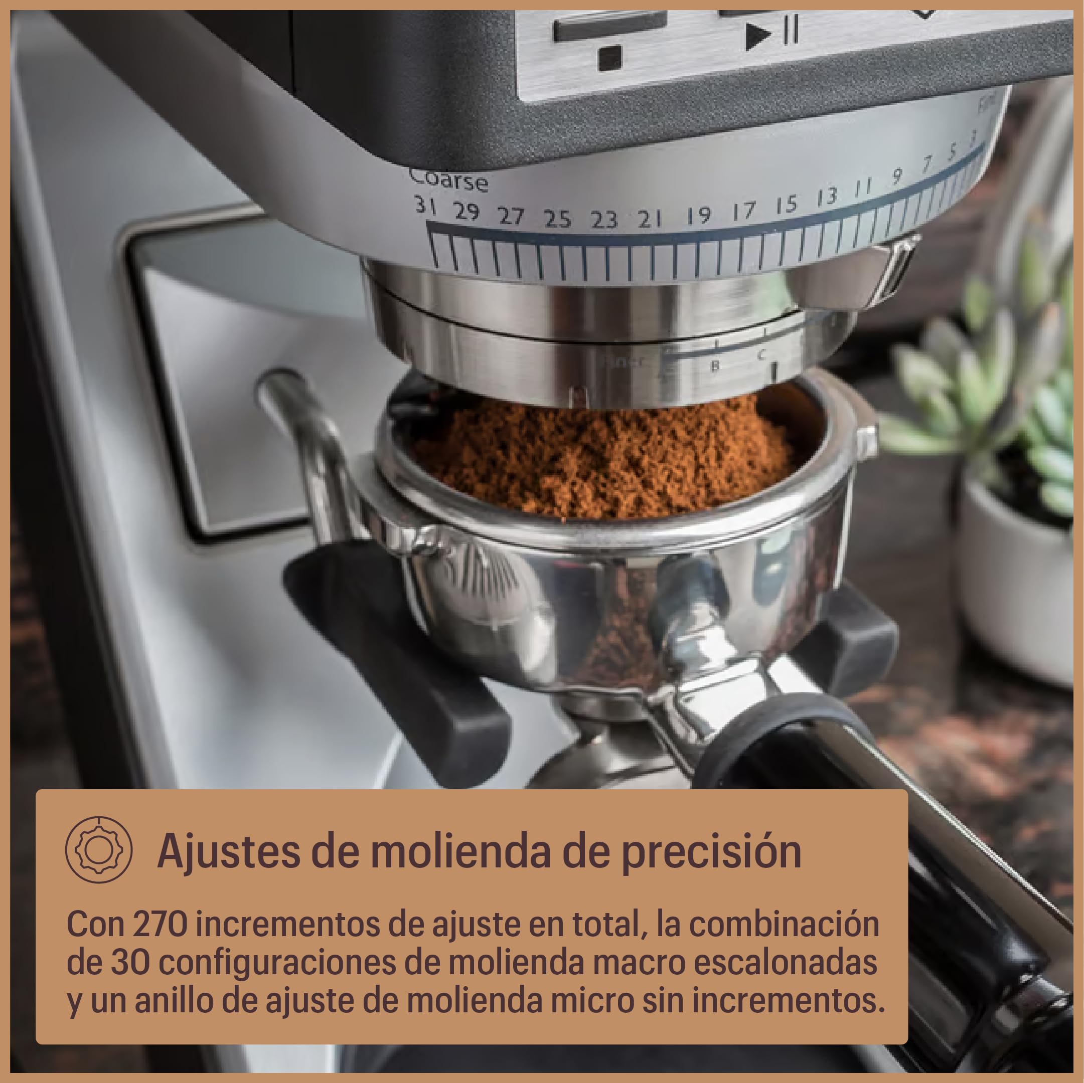 Baratza - Sette 270 230V Molinillo Eléctrico de Café en Grano, Negro