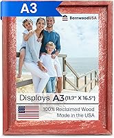 Vista 50 de BarnwoodUSA - Portarretratos con marco de estilo rústico