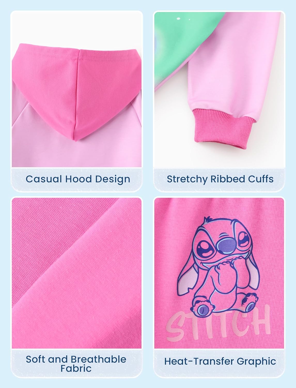 Disney Princess Toddler Girls Clothes Long Sleeve Hoodies and Leggings Clothing Sets Fall Casual Pullover Tracksuit - Image 5