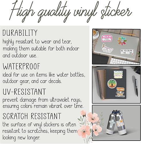 Miniatura 5 de (3Pcs) He Will Wipe Away Every Tear Christian Sticker Motivational Quotes Bible Verse Revelation 214 Inspirational Jesus Vinyl Decals for Book