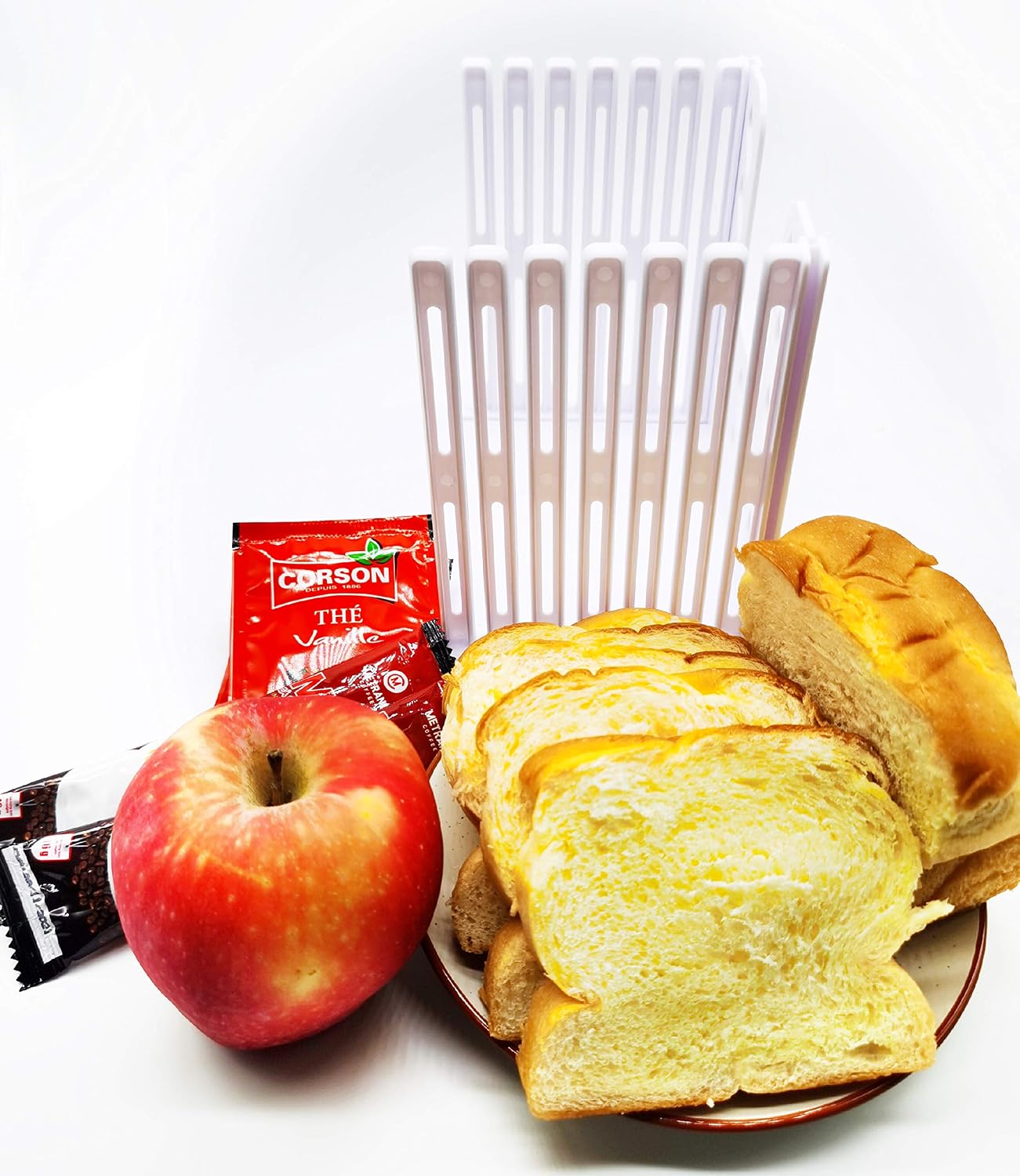 NUFR Bread Slicer Cutting Guide Bread Toast Slicer Bread Cutter for Bread, Loaf Cakes, Bagels Loaf Slicer Sandwich Maker