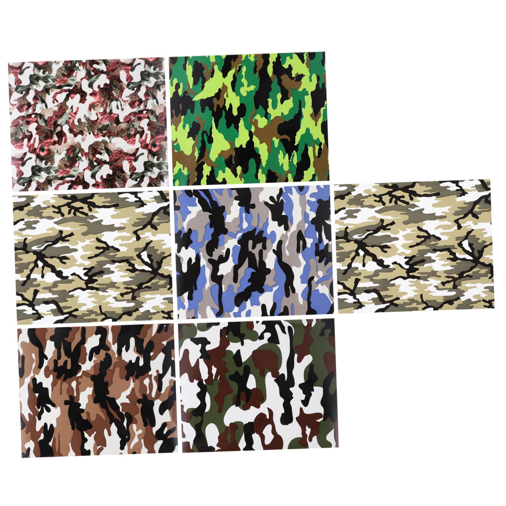 Film vinyle thermocollant camouflage fleur transfert thermique textile grand format