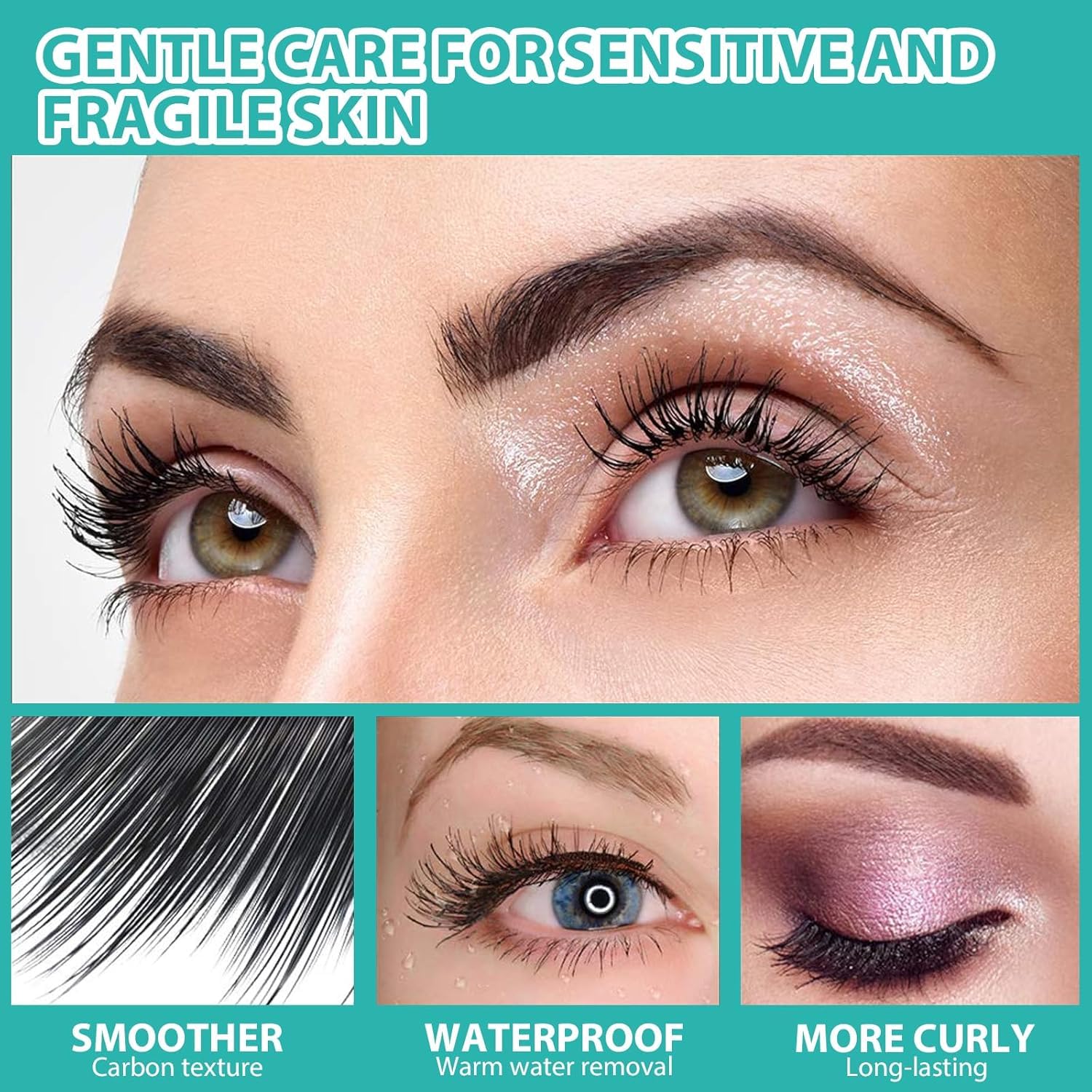 Thrive Mascara Extensions, Tubing Mascara Cosmetics, Waterproof Smudge-Proof Natural No Clumping Thick and Slender Lasting All Day (Rich Black 10.7g/0.38 OZ) — view 3
