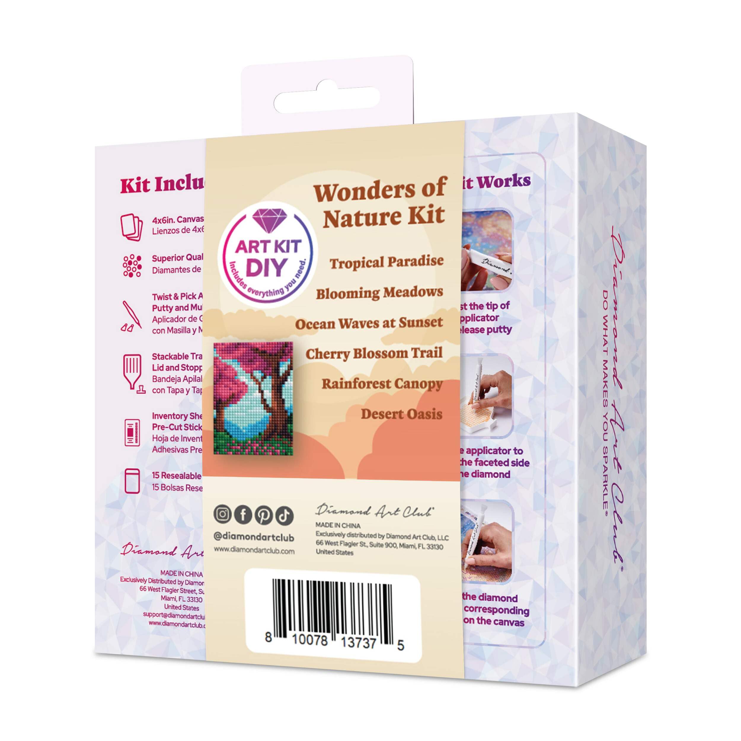 Amazon.com: DIAMOND ART CLUB Mini Dazzles - Wonders of Nature Part