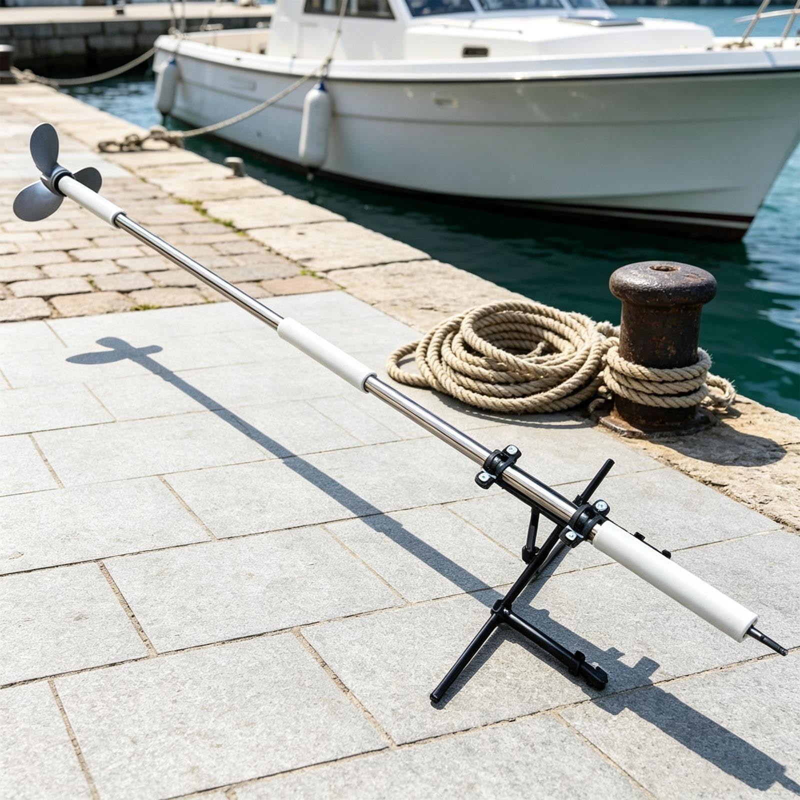 Hélice de Barca Portátil Accionada, Motor de Arrastre Portátil Ligero