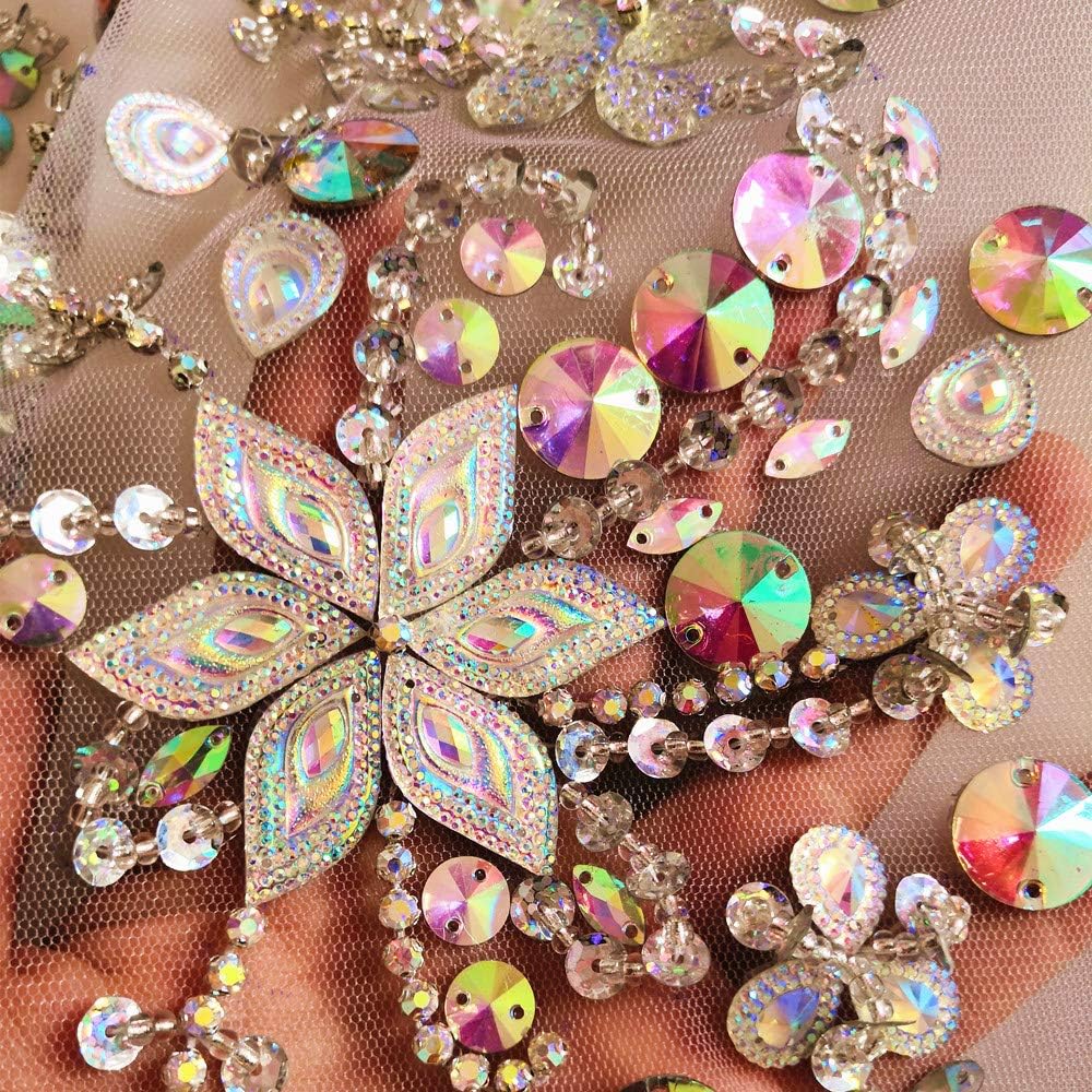 Beaded Sequin Crystal Rhinestone Appliques for Madagascar Ubuy