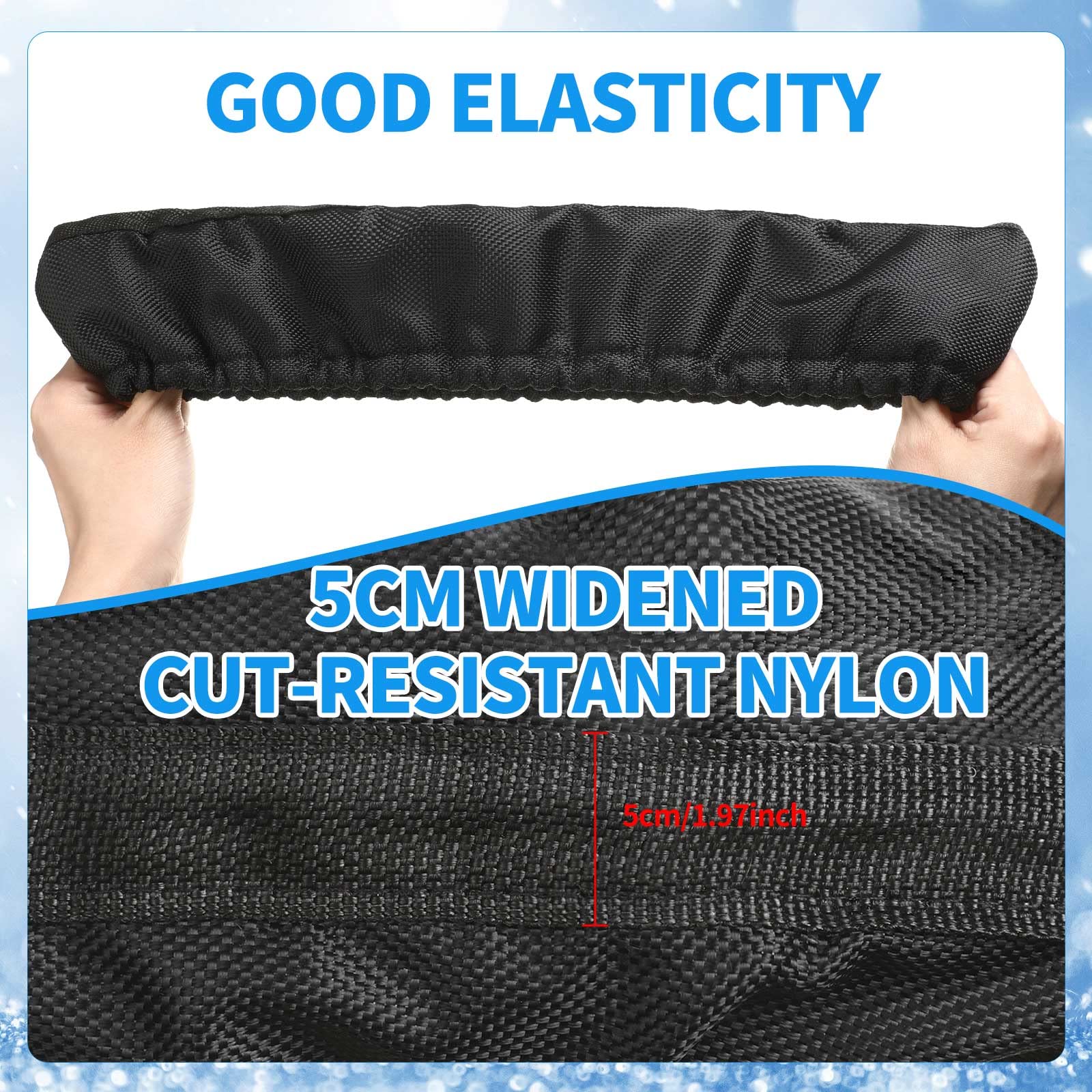 2 Pairs Ice Skate Guards Hockey Blade Covers Absorbent Figure