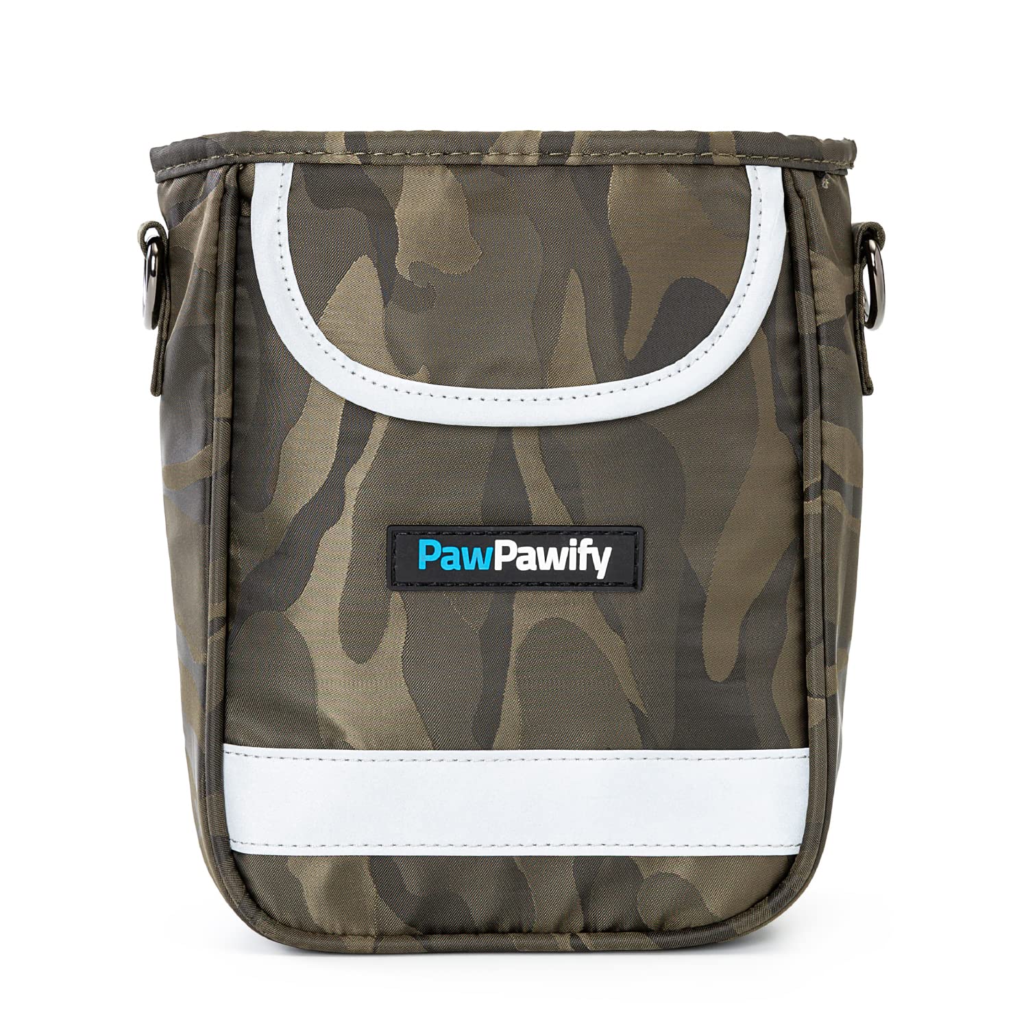 PawPawifyDog Training Treat Pouch – Treat Bag for Dog Training with Built-in Poop Bag Holder – Waist Dog Training Pouch with Reflective Strips – Fanny Pack for Dog Training