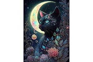 Croshom DIY Diamond Art Kit: The Enchanting Witchy Canvas