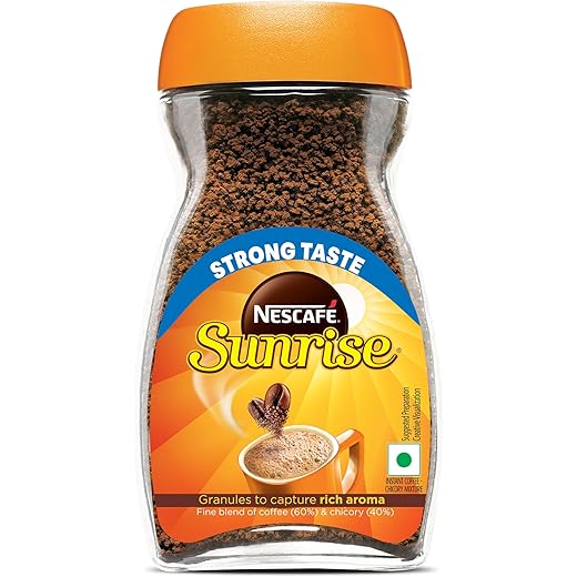 Sunrise Instant Coffee Powder by Nescafe Strong Taste for th