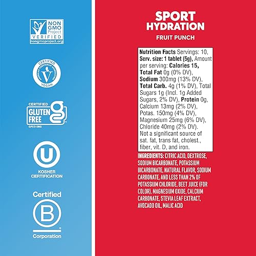 Vista 26 de Nuun, Pastillas Hidratantes con Electrolitos, Nuun, Citrus Fruit, 1, 1