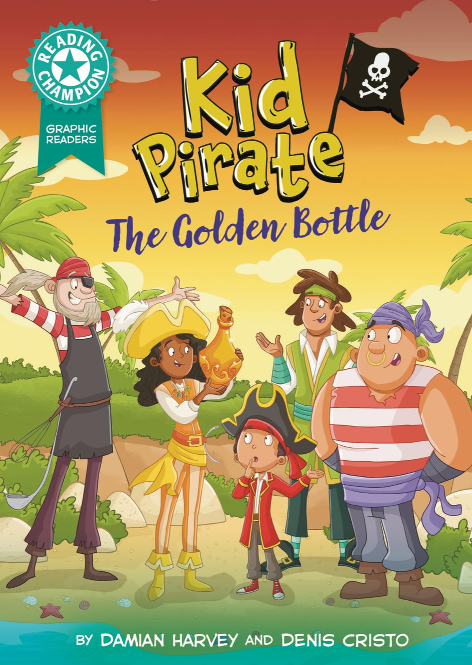 Graphics: Kid Pirate: The Golden Bottle: Book band Turquoise 7 (Reading Champion)