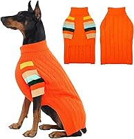 Vista 34 de Suéteres XXL elásticos para perros, suéter de punto de cuello alto para perros extra grandes, suéteres para perros de tamaño grande, suéter cálido