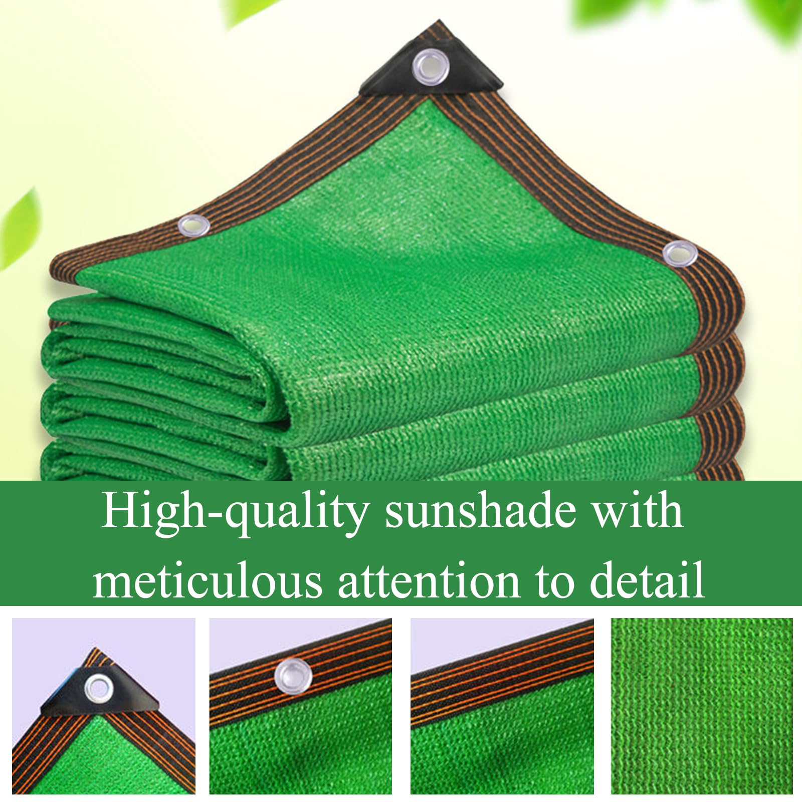 Malla de Sombra Resistente 4mx3m Malla de Sombra UV Reutilizable Tela Sombras Exterior 95% Bloqueo UV Transpirable para Invernadero Jardín Patio Huerto Cubierta (Verde)