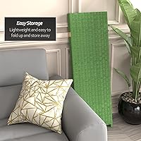 Vista 44 de Pantalla plegable de fibra tejida corta de 4 pies - Crema - 4 paneles