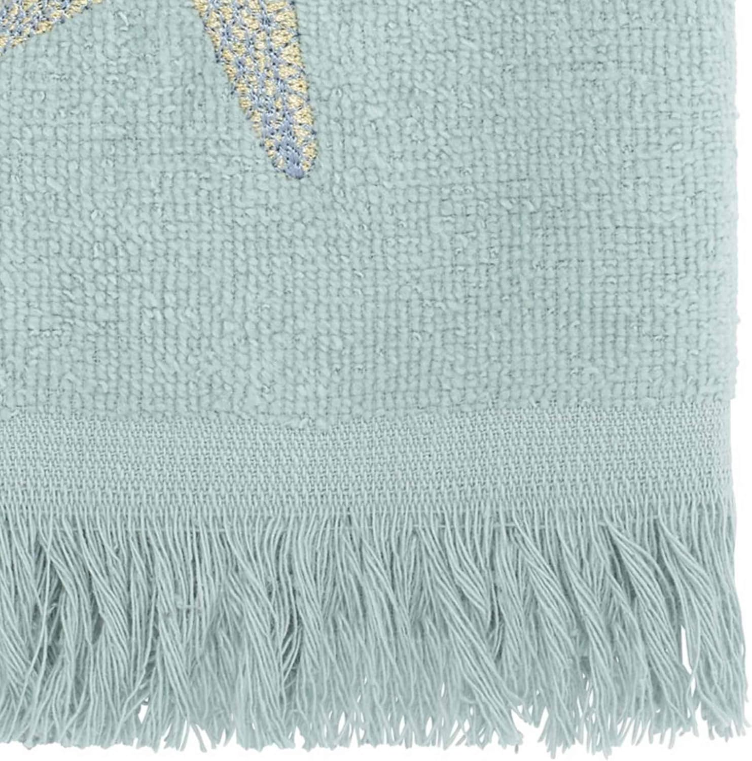 Avanti Linens - Fingertip Towel, Soft & Absorbent Cotton Towel, Coastal Inspired Bathroom Accessories (By the Sea Collection, Mineral) - Image 2