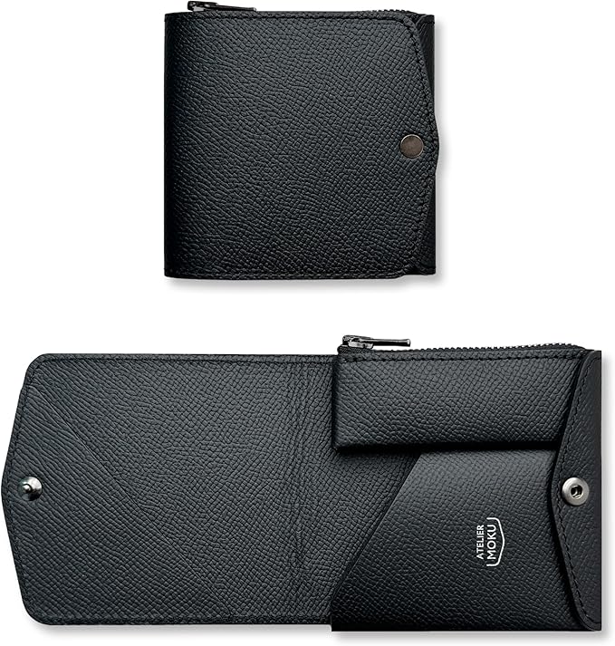 Amazon | [moku] 小さく薄い財布Saku ver.3 Plusノブレッサカーフ