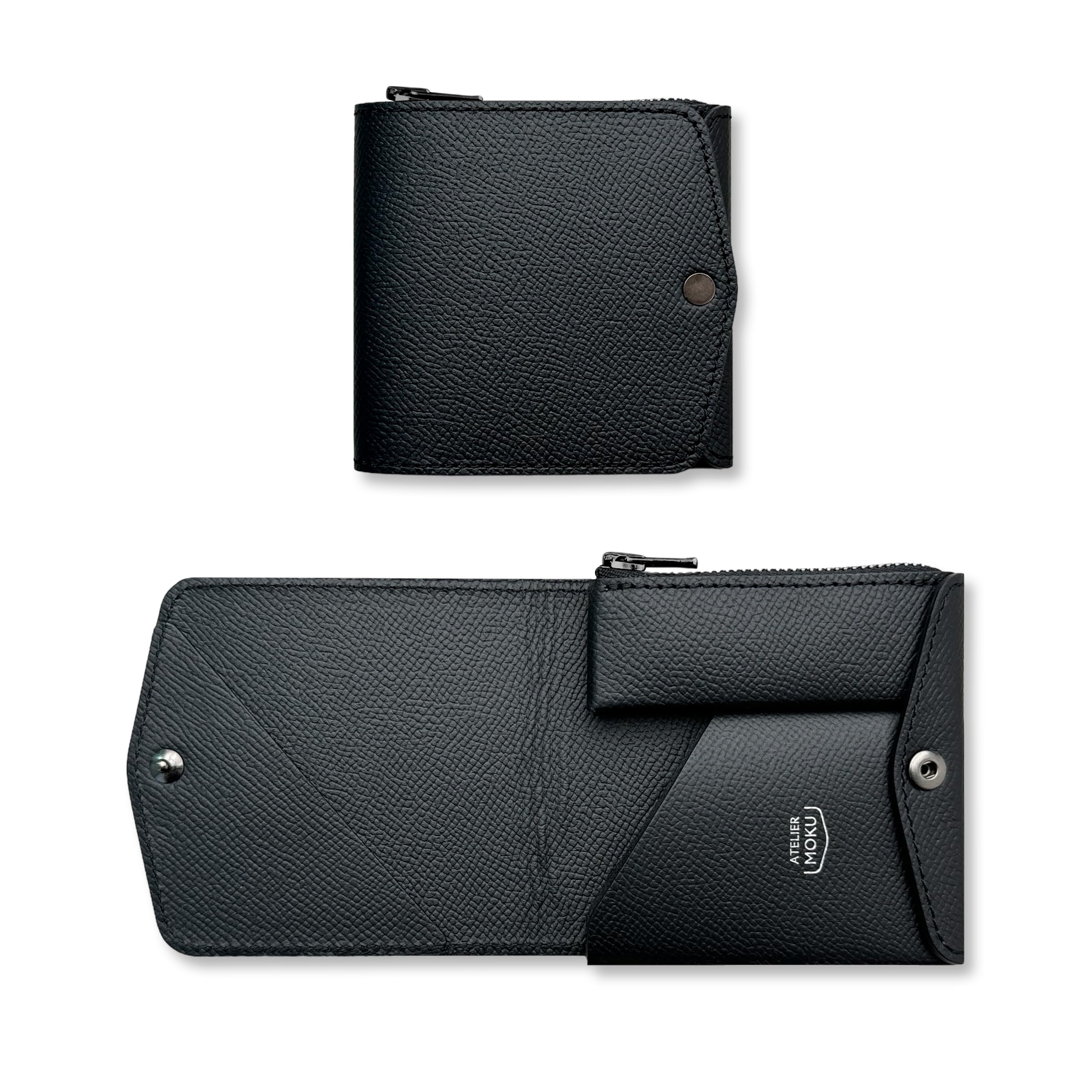 Amazon | [moku] 小さく薄い財布Saku ver.3 Plusノブレッサカーフ