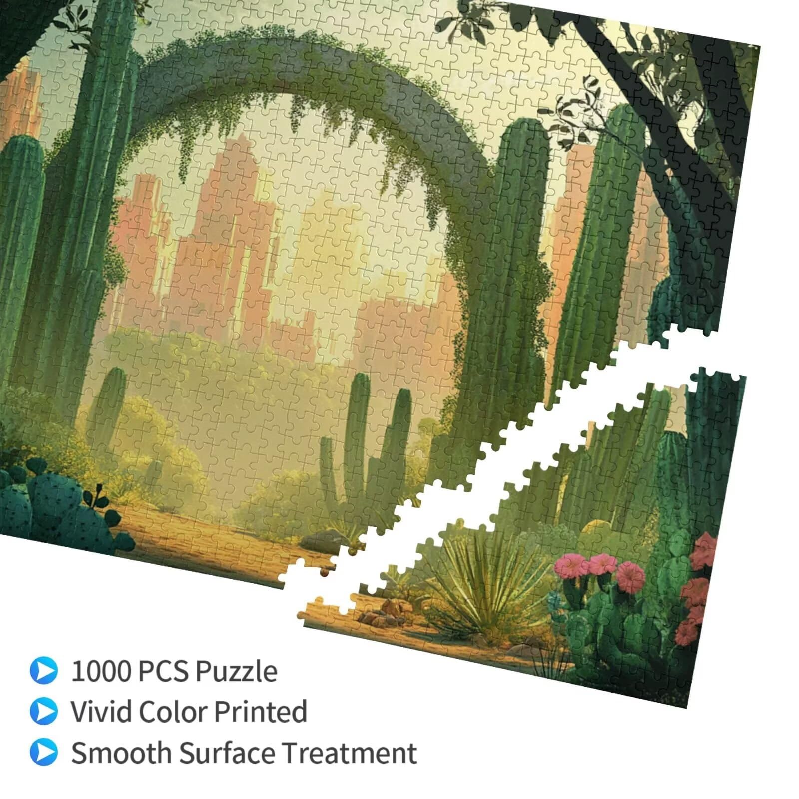 Puzzle leśne, 3000 elementów, puzzle, dla dorosłych, z pudełkiem na prezent, "zrób to sam", duże drewniane puzzle dla dorosłych, gra zręcznościowa dla całej rodziny, prezenty dla kobiet, 81 x 122 cm