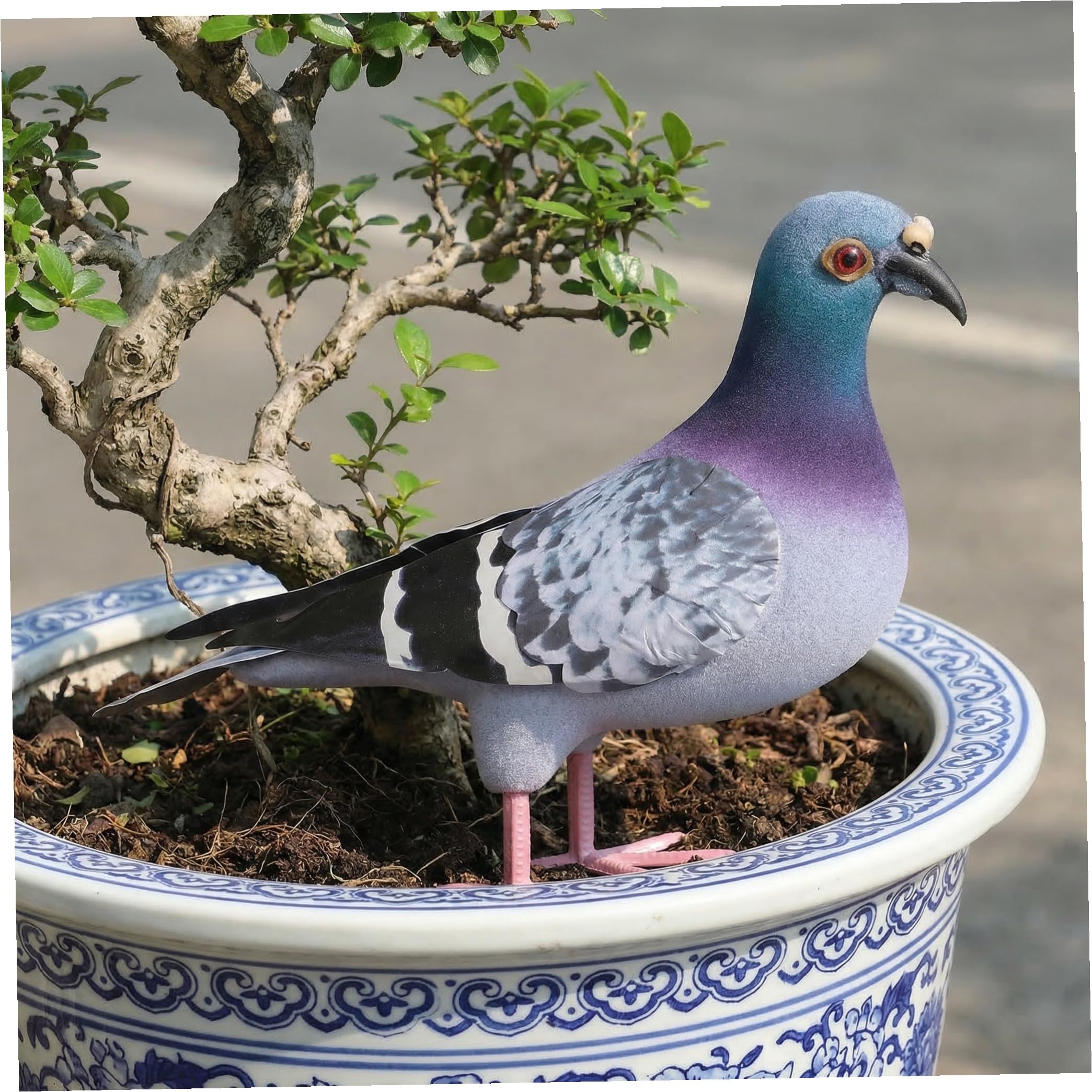 Amazon.co.jp: NUOBESTY 人工鳩 ハトの像 庭の装飾 庭の芝生に鳩を飾る