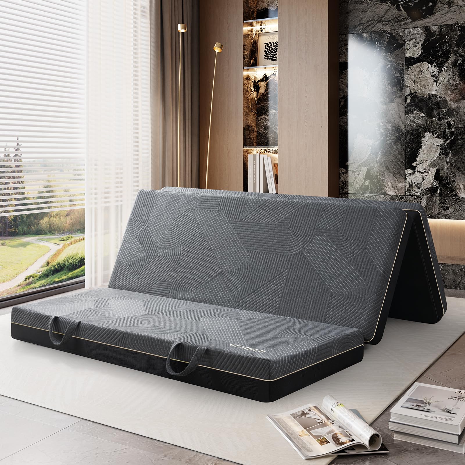 Amazon.com: GEMBED Tri Folding Mattress King Size - Memory Foam