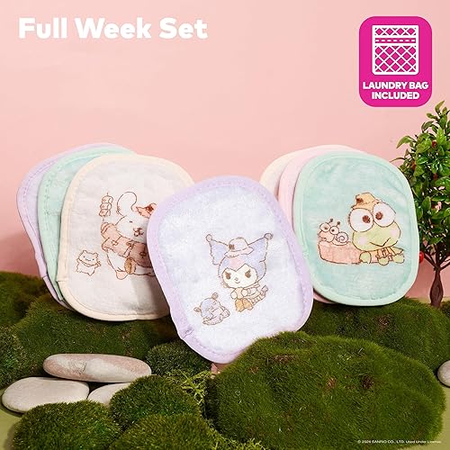 Miniatura 6 de El borrador de maquillaje original, juego de 7 días, borra todo el maquillaje con solo agua, incluyendo rímel impermeable, delineador de ojos, base,