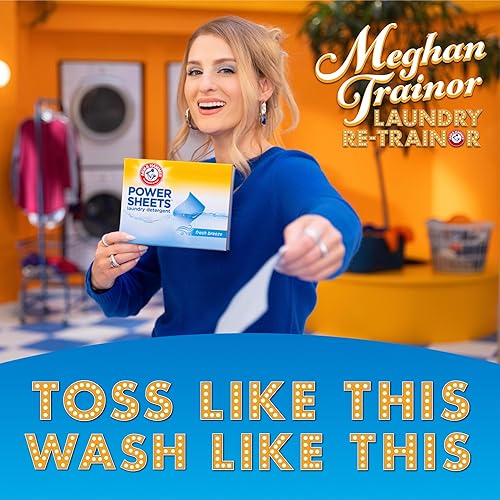 Miniatura 2 de ARM & HAMMER Power Sheets - Detergente para ropa, aroma Fresh Breeze, sin ensuciar, ligero y apto para viajes, 35 unidades, hasta 70 cargas pequeñas