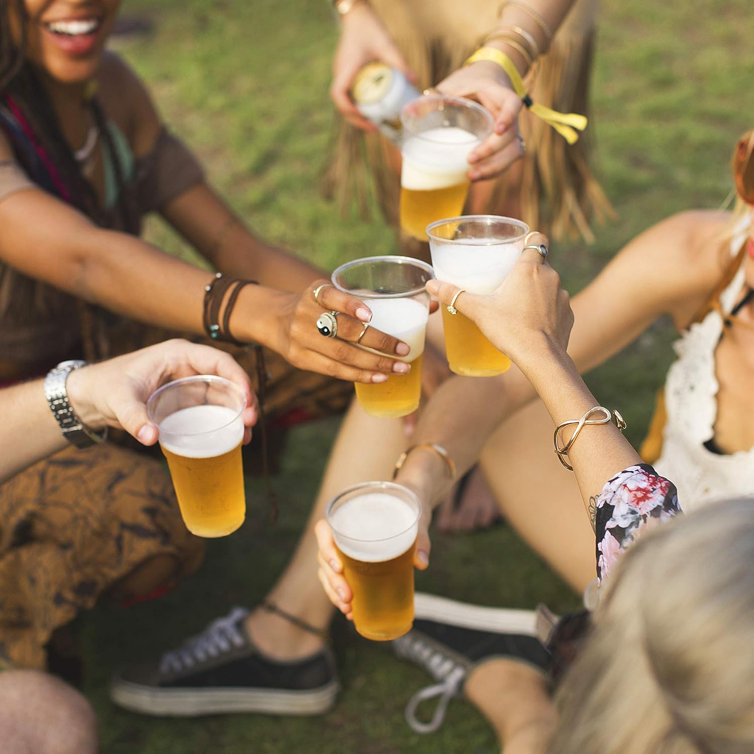 Black Friday Sale 2022 Clear Disposable Plastic Cups 14 Oz. Pack Of (50) Fancy Hard Plastic Cups - Party Accessories - Wedding - Cocktails- Tumblers Top Brands Clear Disposable Plastic Cups 14 Oz. Pack Of (50) Fancy Hard Plastic Cups - Party Accessories - Wedding - Cocktails- Tumblers