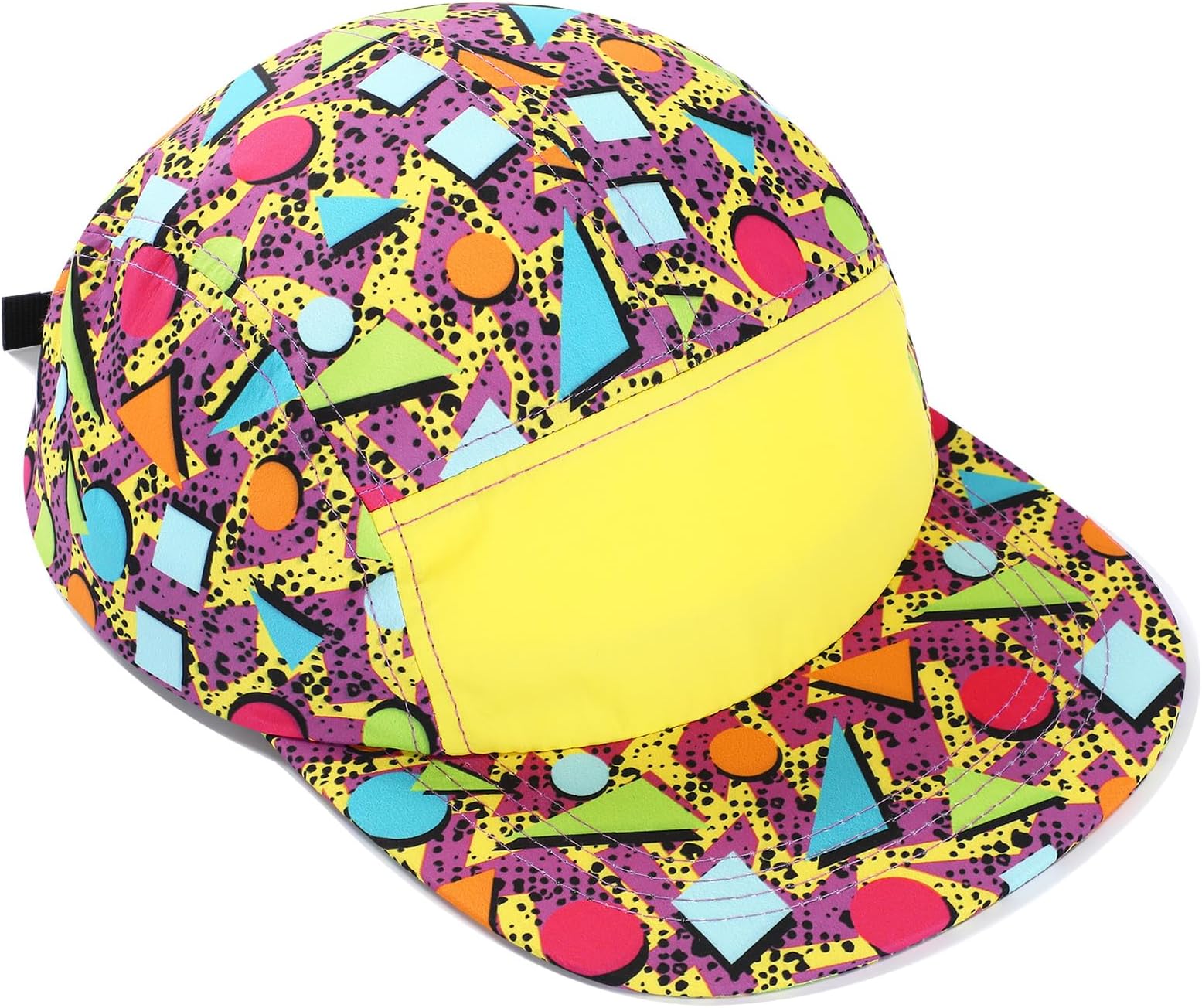 Cindeer80s 90s Neon Hat Nylon Cap Retro Adjustable Cap for Women Men 80s Costumes Accessories 90s Theme Party