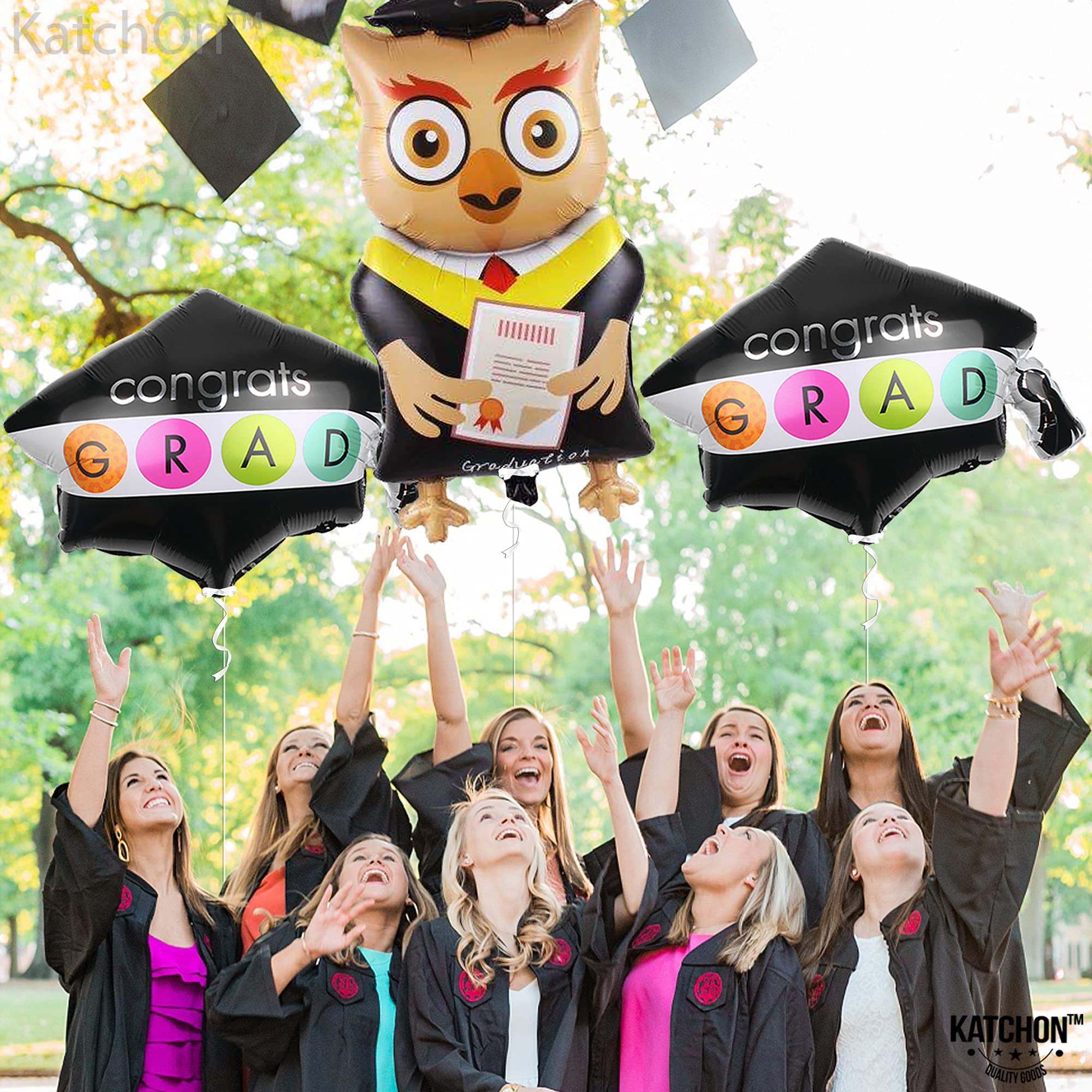 Buy Large, 35 Inch Wise Grad Owl Graduation Balloon Congrats Grad