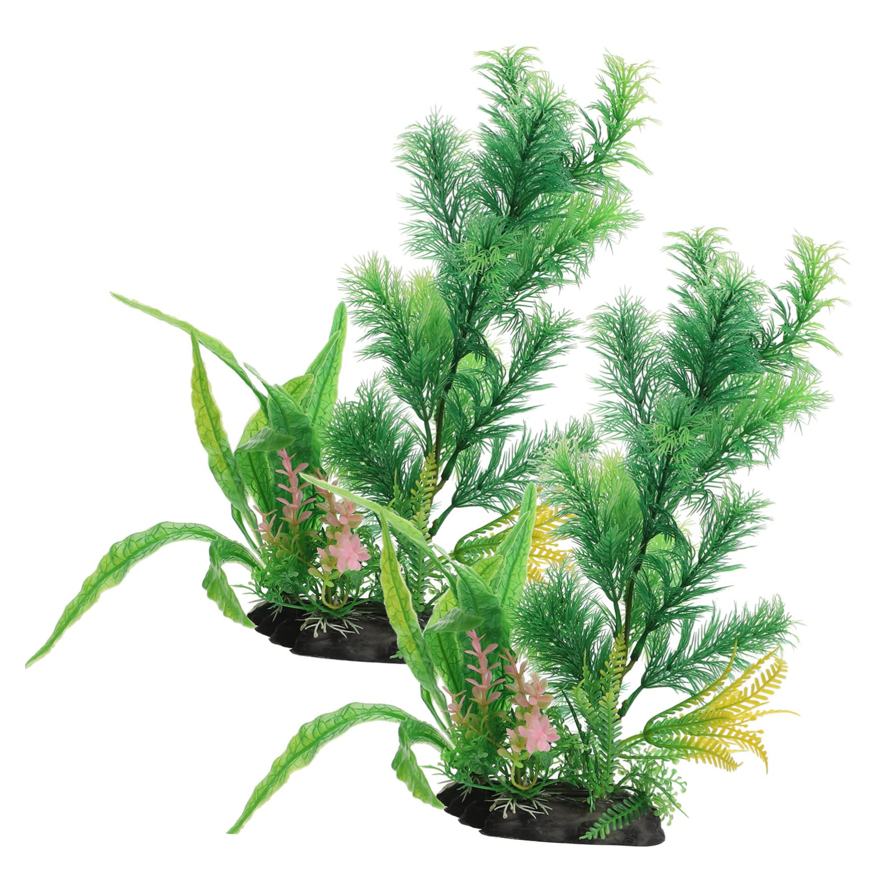 YARNOW 3 Juegos 3 Juegos De Plantas Artificiales para Paisajismo De Acuario Plantas Falsas Reemplazables Decoración De Escritorio para Acuario Decoración Decorativa para 2 Piezas * 3