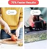 Fullstar Vegetable Chopper & Mandoline Slicer - Julienne Cutter Dicer Grater for Food Veg Onion Cucumber Tomato Salad Potato Cheese - Kitchen Gadgets & Accessories (Compact 6-in-1, White)