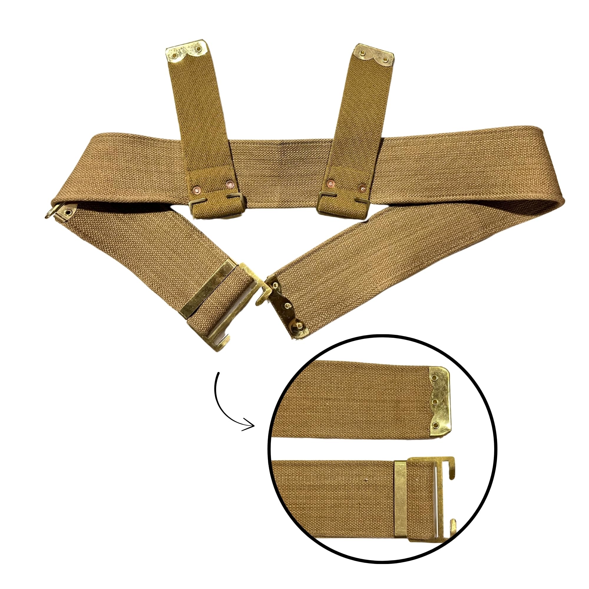 Amazon.co.jp: WWIイギリスP08ウェビングセット（フルセット）-複製