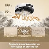 DREAME L40 Ultra A Robot Vacuum Cleaner and Mop with Auto Emptying Dust,Double Anti-Tangle System,24,000Pa Suction,10.5mm Mop Lifting,Multifunctional Base Station,Self Washing Mop - 5