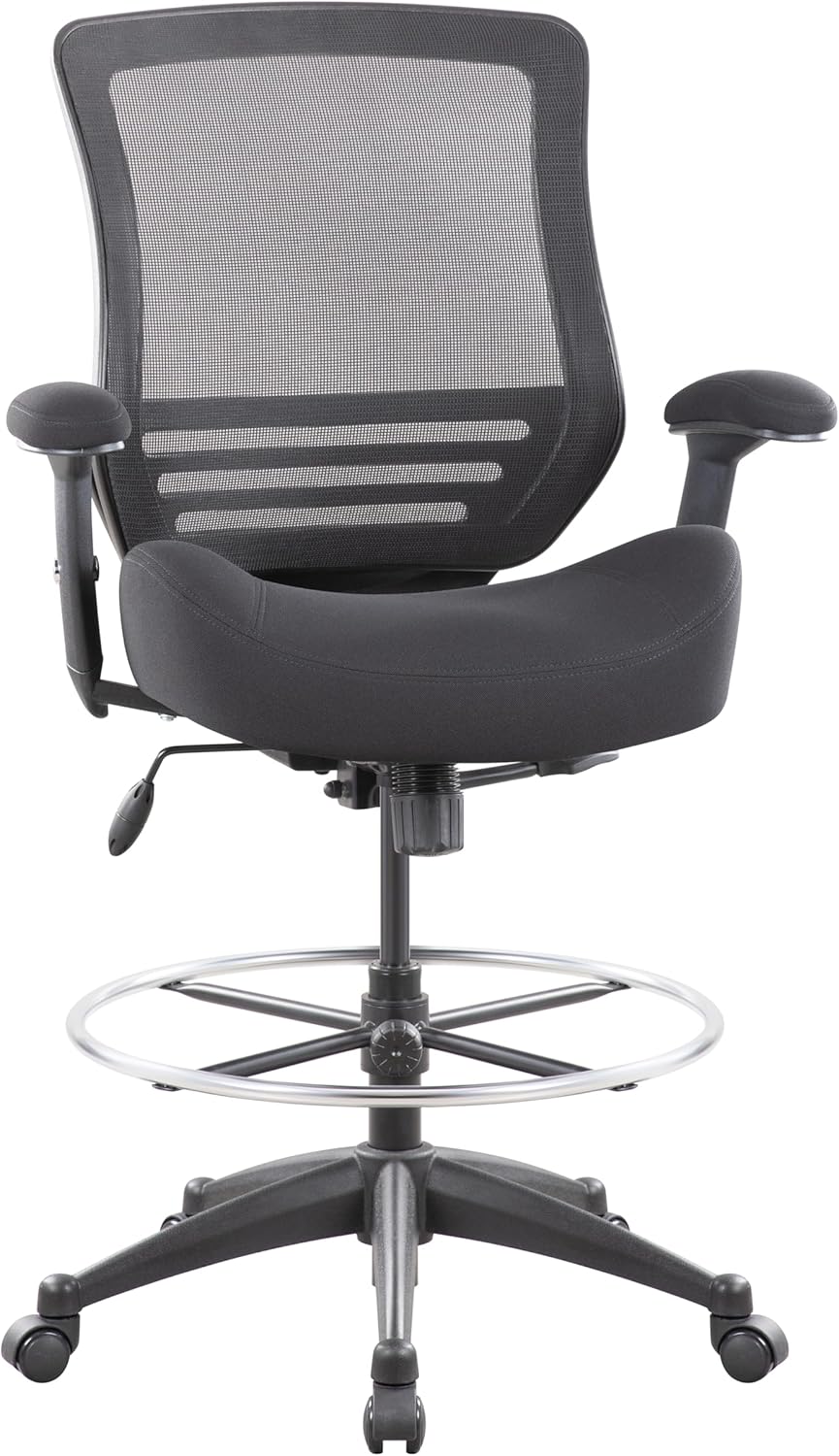 NovaLift Big & Tall Drafting Chair with Adjustable Foot Ring
