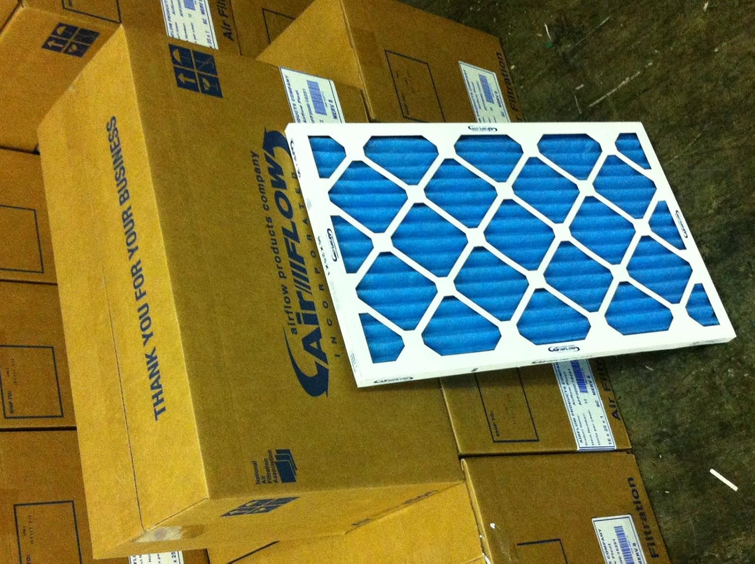 SC40-16X25X1 MERV 8 Pleated Air Filter (12 Pack), 16" x 25" x 1"