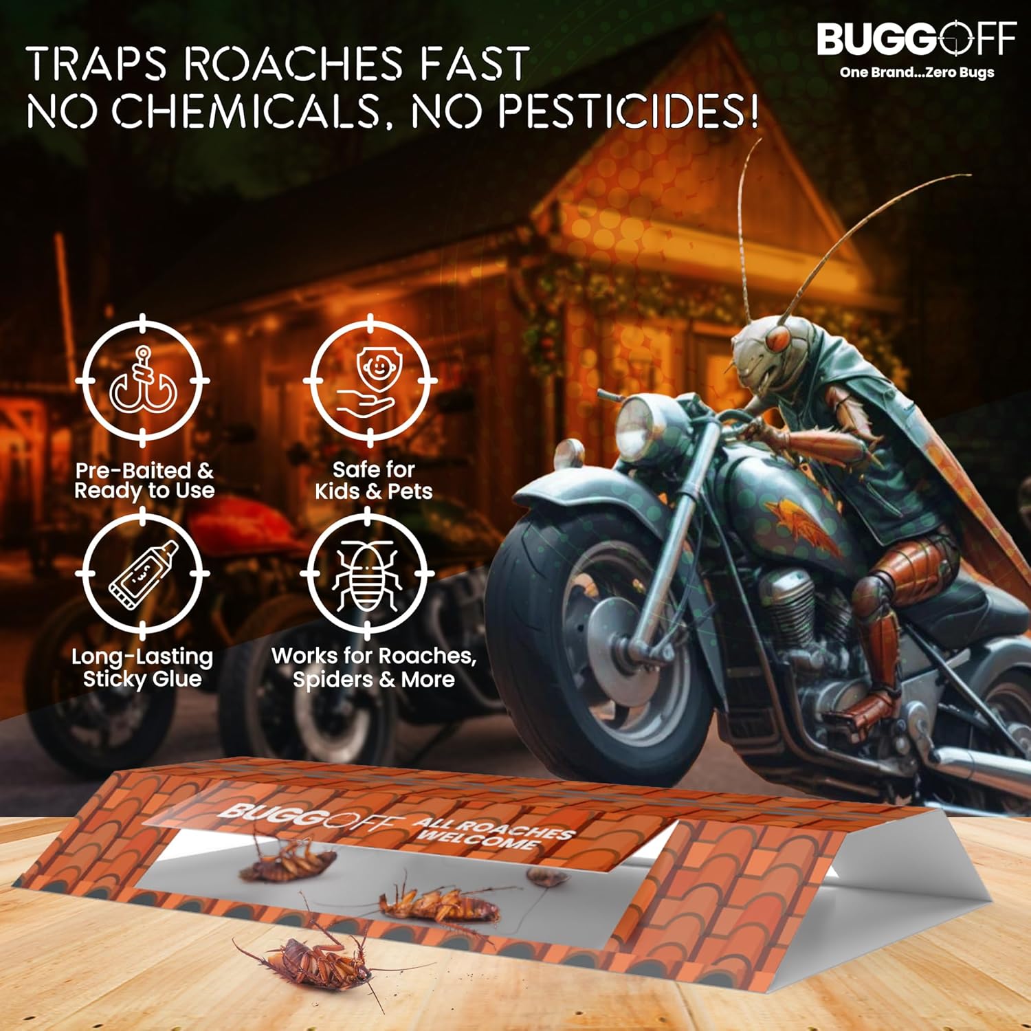 Effective Pest Control: Review of BUGGOFF Roach House Trap 10 Pack