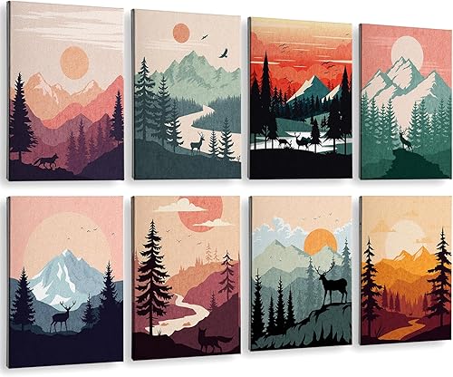 Miniatura 10 de ARPEOTCY Paneles de pared de arte acústico para decoración del hogar, reducen el ruido de la habitación (dormitorio, estudio de grabación, oficina y