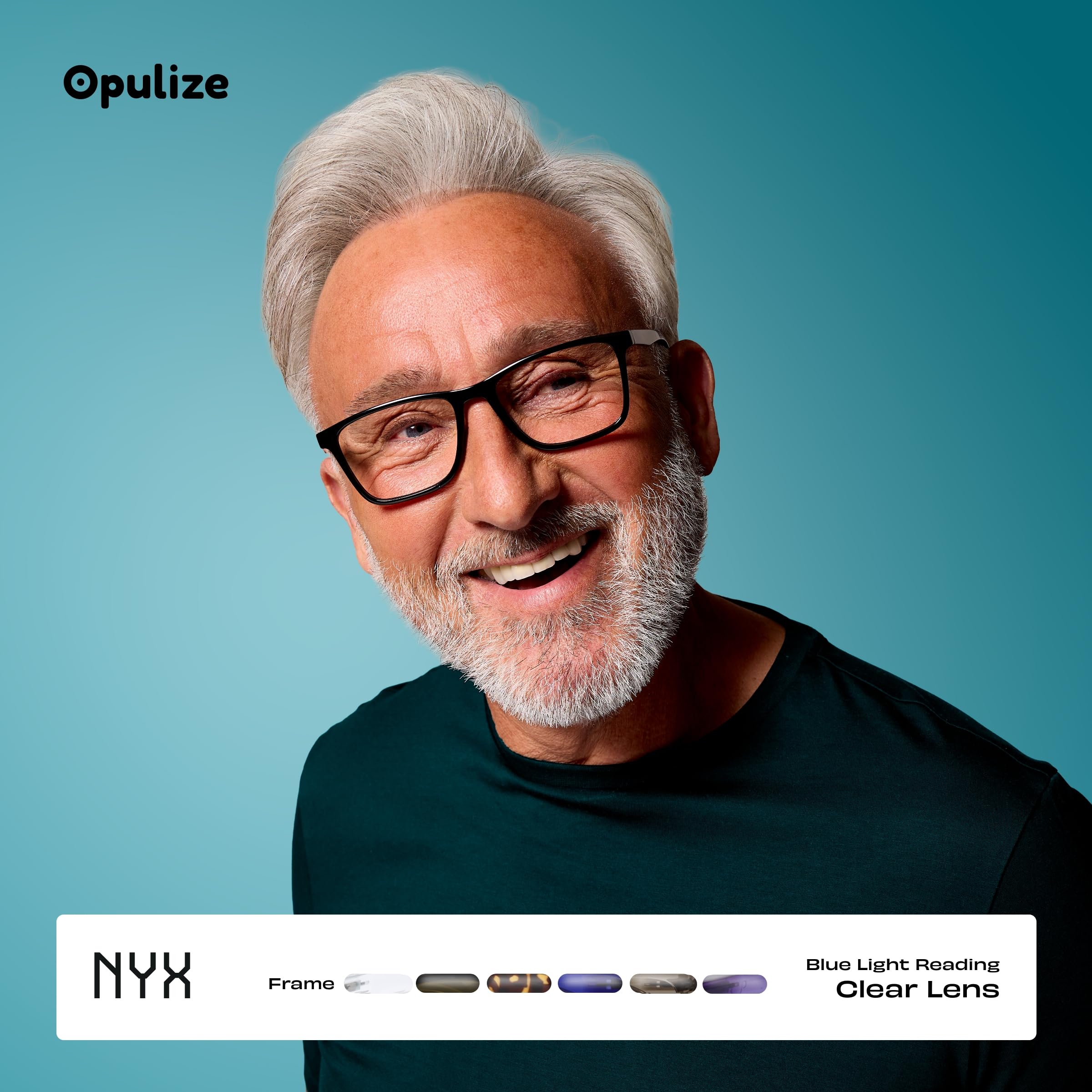 OPULIZE NYX Gafas de Lectura de Bloqueo de Luz Azul para hombre y mujer, Lentes Antideslumbrante para ordenador - Paquete de 2 - Protección UV - Negro - + 1,50