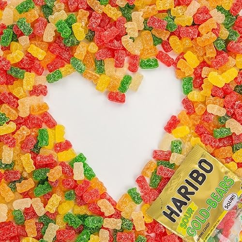 Vista 11 de HARIBO Gummi Candy, Twin Snakes Sweet & Sour Gummy Candy, 8.3 onzas resellables tamaño compartido, bocadillos suaves y masticables, sabores