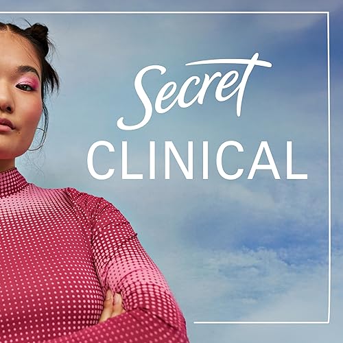 Miniatura 9 de Secret Clinical Strength Desodorante antitranspirante para mujeres, libre y sensible, protección contra el sudor y el olor de 100 horas, 3 veces